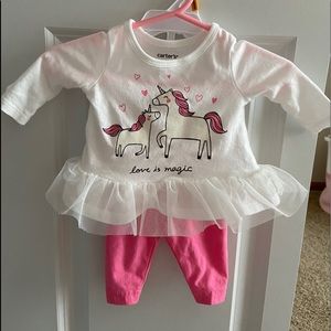 Newborn unicorn love is magic outfit 💗